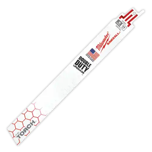 Milwaukee Tool 48-01-2767 9" 14 TPI TORCH SAWZALL Blade for Medium Metal Bulk 10, 10 Pack In Demand
