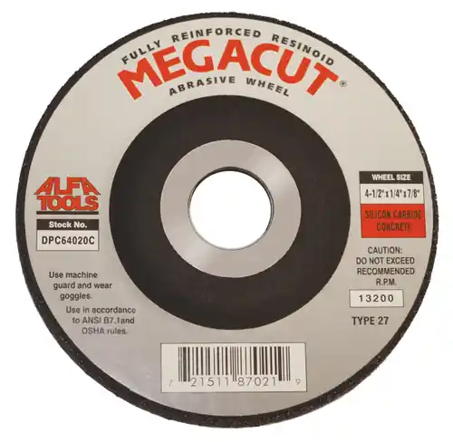 Affordable Alfa Tools DPC65039Z 9 x 1/4 x 5/8-11 T27 Zirconia Type 27 Depressed Center Wheel, 10 Pack