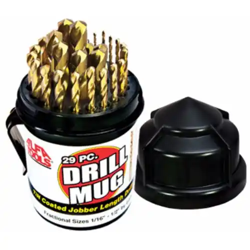 Alfa Tools S150190TNDM 29 pc .Us Tn Split Point Drill Mug Set Order Now