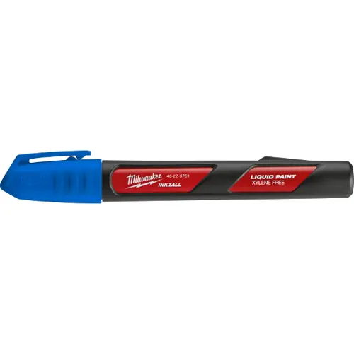 Milwaukee Tool 48-22-3761 INKZALL Blue Liquid Paint Marker, 12 Pack Today Only