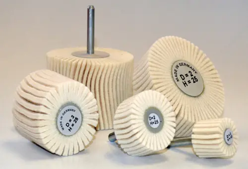 Alfa Tools FW20621 1" x 1" Felt Polishing Flap Wheel Soft, 10 Pack In Demand