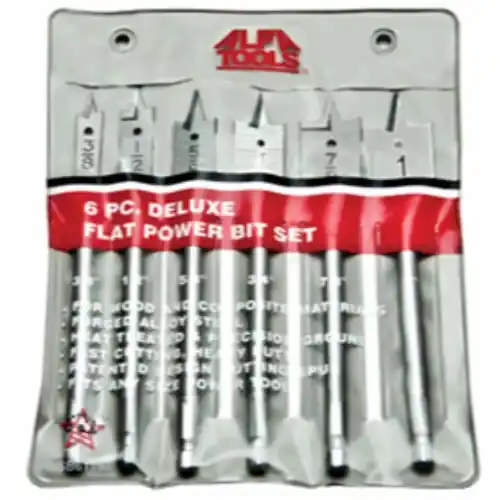 Alfa Tools WSB61192 6 pc Wood Spade Bit Set 3/8-1" New Release