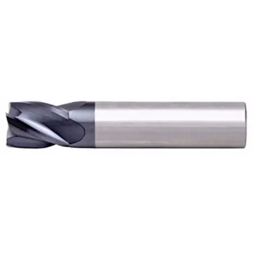 Today Only Alfa Tools SCS60643AL 1/8 4 Flute Single End Center Cutting Altin Carbide Stub End Mill