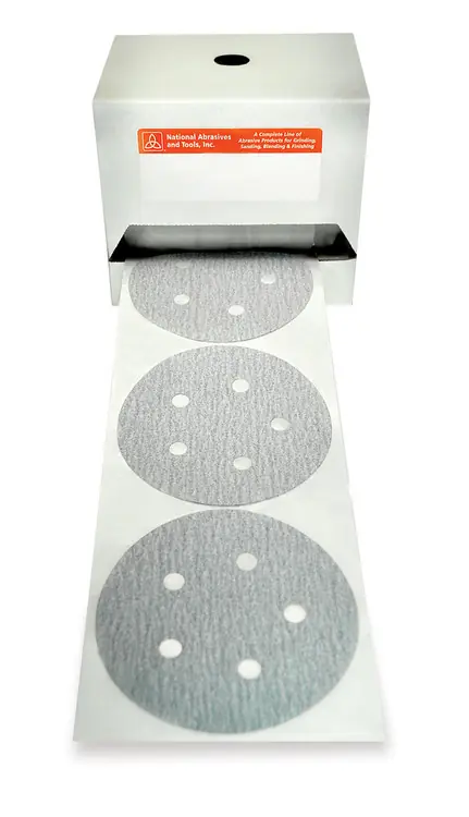 Super Sale Alfa Tools PLSW61808 6" x 8 180Gpsa Paper Disc, Silicon Carbide White 100/Kiss Cut Roll