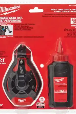 Flash Sale Milwaukee Tool 48-22-3986 100‘ Bold Line Kit w/ Red Chalk