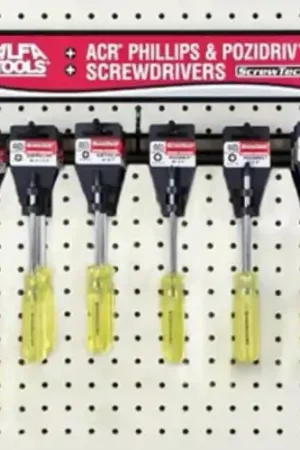Alfa Tools SCD172H 3 x 6-1/2 Pozidriv Screwdriver Hanger Final Sale