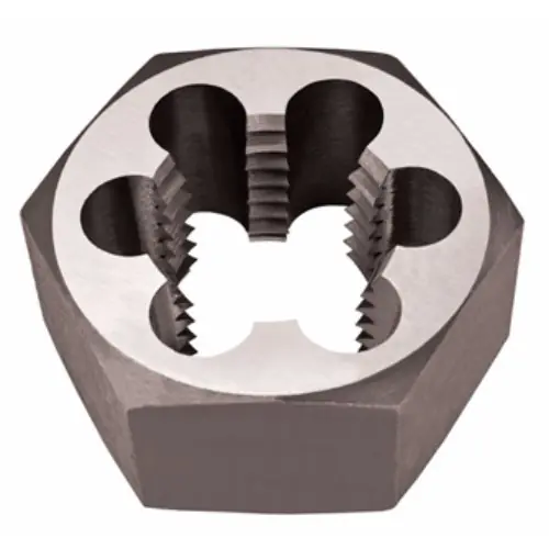 Today Only Alfa Tools CSRTD70755 1-5/8 - 8 Carbon Steel Rethreading Hex Die