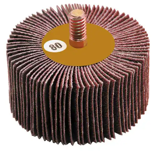 Weekend Sale Alfa Tools FW61762T 2" x 1 80 Grit Flap Wheel Threaded Shank, 10 Pack