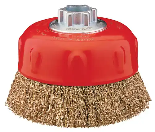 Today Only Alfa Tools WB67172 4" Crimped Cup Brass Wire Wheel