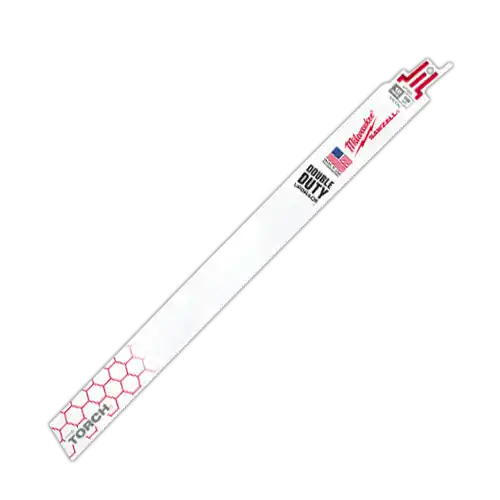 Milwaukee Tool 48-01-7789 12" 18 TPI TORCH SAWZALL Blade for Medium Metal Bulk 100, 100 Pack Order Now