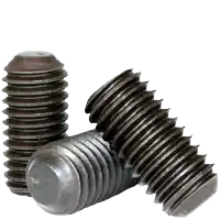 Must Have 5/16"-18 x 1 1/4" Socket Set Screws, Non-Standard, Flat Point, Black Oxide, Coarse (UNC), Alloy Steel, Qty 100