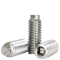 6-32 x 1/8" Socket Set Screws, 1/2 Dog Point, 18-8 Stainless Steel, Coarse (UNC), Qty 100 Instant Buy