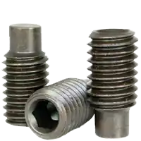 Top Rated 1/2"-13 x 1 1/2" Socket Set Screws, Full Dog Point, Black Oxide, Coarse (UNC), Alloy Steel, Qty 100
