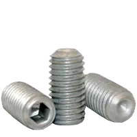 Fast Shipping 5/16"-18 x 1/4" Socket Set Screws, Cup Point, Zinc-Bake Cr+3, Coarse (UNC), Alloy Steel, Qty 100