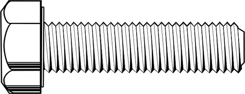 M10-1.50 x 55mm Hex Cap Screws, Metric Class 10.9, Plain Finish, Full Thread, Coarse (UNC), Alloy Steel, DIN 933, Qty 100 Deal