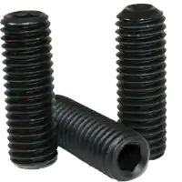 Best Price 3/8"-16 x 1 1/4" Socket Set Screws, Cup Point, Thermal Black Oxide, Coarse (UNC), Alloy Steel, Qty 100
