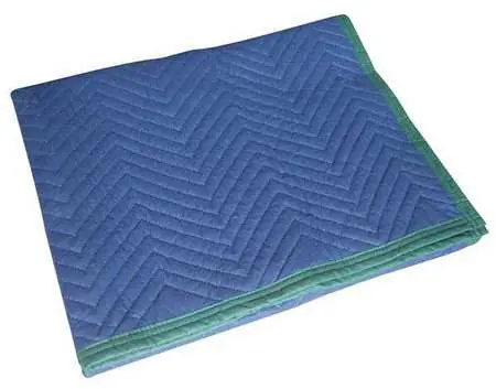 Fan Favorite 72" X 45" Quilted Moving Pad - Blue