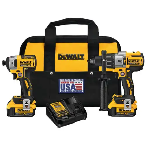 Dewalt DCK299M2 20V Max Li-Ion Bl Prem Hd/Impact Combo Clearance
