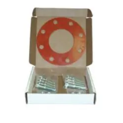 Midland Metal 988253 Bolt and Gasket Set, 12 in Nominal, 150 psi Pressure, 304 Stainless Steel/Rubber Same Day Shipping