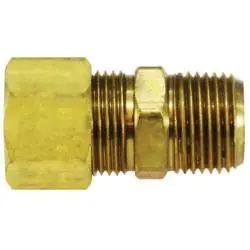 Seasonal Sale AMC 00088-0808 Drilled Through Tank Adapter, 1/2 in Compression x 1/2 in Male NPTF, Brass