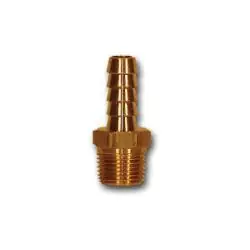 Mid-America Fittings LF29-108 Rigid Adapter, 5/8 in Hose x 1/2 in MPT, Brass Fan Favorite