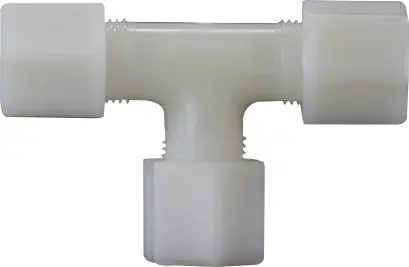 Cheap Midland Metal 17105P Union Tees, Plastic Compression, 3/8 Polyprop Compression Tee, Plastic Fittings
