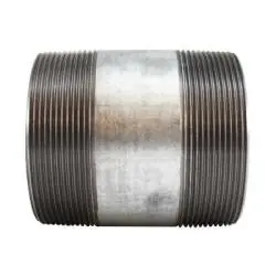 Midland Metal 56345 Pipe Nipple, 4 in MPT x 4 in MPT, 54 in L, Steel, Galvanized, SCH 40 Schedule, 150 lb Hassle-Free Returns