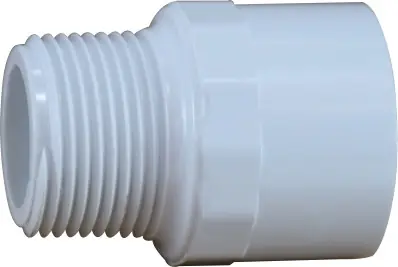 Luxury Midland Metal 55754 Adapter, 1-1/2 in Slip x 1-1/2 in MIP, PVC