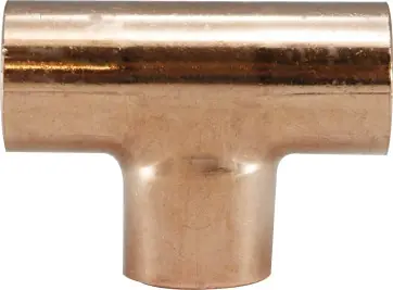 Midland Metal 77491 Tees, Copper Sweat Fittings, 1 x 1-1/2 Red Tee, Nipples and Fittings High Quality