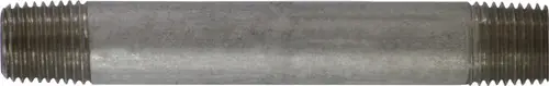 Midland Metal 52028 Seamless Pipe Nipple, 1/4 in MPT x 1/4 in MPT, 5 in L, Stainless Steel, SCH 80 Schedule Trusted Brand