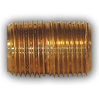 Get Yours Midland Metal 112-8 MAF/USA Close Nipples, MAF/USA PIPE, 1/2 x Close Yellow Brass Nipple, MAF/USA Brass Fittings