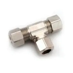 Midland Metal 700664-06 Tees, Chrome-Plated LF Compression, Lf 764Cp 3/8 Cp Tee, Lead-Free Fittings Professional Grade