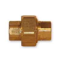 Last Chance Midland Metal 104-4 MAF/USA Barstock Unions, MAF/USA PIPE, 1/4 Fip Bs Union, MAF/USA Brass Fittings