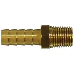 AMC 07001-0604-001 Rigid Adapter, 3/8 in Hose Barbed x 1/4 in MNPTF, Brass Don't Miss Out
