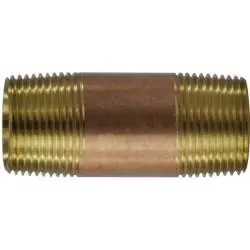 In Demand Midland Metal 40273 Seamless Pipe Nipple, 1 in MPT x 1 in MPT, 30 in, Brass