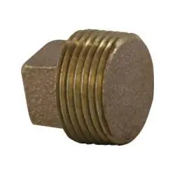 Buy Direct Midland Metal 80114-16 Solid Plug, 1 in, Bronze
