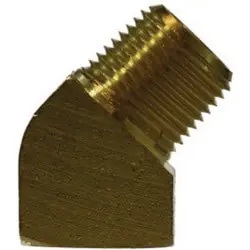 Best Seller AMC 06124-06-001 45 deg Street Elbow, 3/8 in NPTF x 3/8 in NPTF, Brass