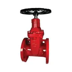 Factory Price Midland Metal 9640FL6 Gate Valve, 6 in Nominal, Flanged x Flanged, Ductile Iron Body