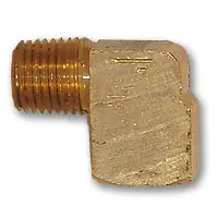 Super Sale Mid-America Fittings 23400X4 90 deg Barstock Street Elbow, 1/4 in MPT x 1/4 in FPT, Brass