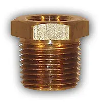 Last Chance Midland Metal 23236X12 MAF/USA Hex Bushings, MAF/USA PIPE, 1Mpt x 3/4Fpt Hex Bushing Sae, MAF/USA Brass Fittings