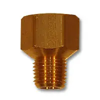 Mid-America Fittings LF120-22 Light Pattern Extender Adapter, 1/8 in FPT x 1/8 in MPT, 0.83 in, Brass Factory Price