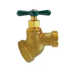 Midland Metal 942113LF Heavy-Duty Hose Bibb No Kink Valve, 3/4 in Nominal, FIP x MHT, Cast Brass Body Hot Picks