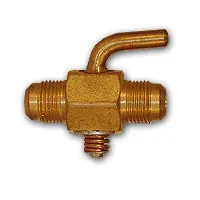 Midland Metal 1010SAE Shut-Off Cock, 5/8 x 5/8 in Nominal Pipe, Flared x Flared, Brass Body Buy Direct