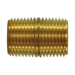 Same Day Shipping AMC 706112-08 Nipple, 1/2 in MPT x 1/2 in MPT, Close, Brass