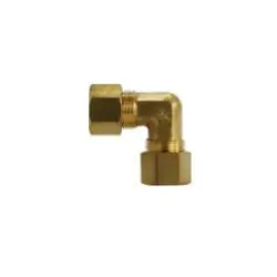 AMC 700085-1008 90 deg Reducing Elbow, 5/8 in Compression x 1/2 in Compression, Brass Discount