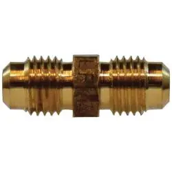 Grab Now AMC 704056-0804 Reducing Union, 1/2 in 45 deg Male Flared x 1/4 in 45 deg Male Flared, Brass