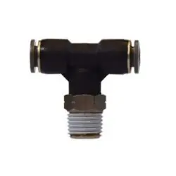 Don't Miss Out Midland Metal 272PPSC-5A Swivel Male Branch Tee, Composite Body Push In Fittings, 5/16 x 1/8 Plastic Pp Swvl Branch Tee, Brass Fittings