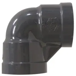 Midland Metal 808015 90 deg Elbow, 1-1/2 in FIP x 1-1/2 in FIP, PVC, Gray, SCH 80 Schedule Buy Direct