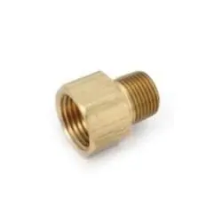 Final Sale Midland Metal 706120-0604 FIP x MIP Adapter, Lead-Free Pipe, Lf 7120 3/8 x 1/4 Adapter, Lead-Free Fittings