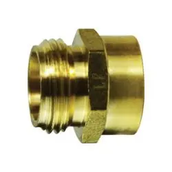 Special Discount AMC 707480-1212 Rigid Adapter, 3/4 in MGH x 3/4 in FIP, Brass